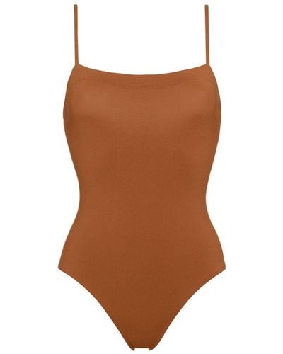 Eres Aquarelle Tank Swimsuit - Brown