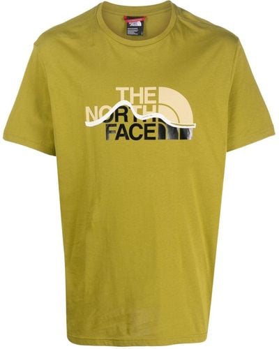 The North Face T-shirt Met Logoprint - Groen