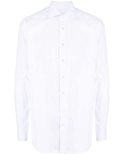 Lardini Hemd aus Popeline - Weiß