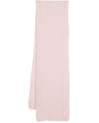 Liska Chunky-knit Cashmere Scarf - Pink