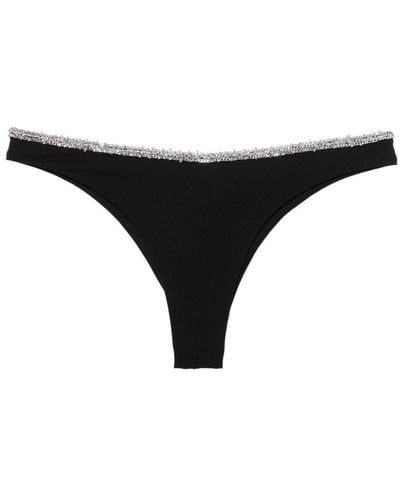 Ermanno Scervino Bikinislip Met Kettingdetail - Zwart