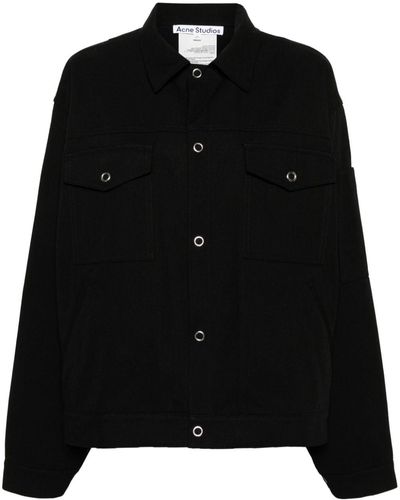 Acne Studios シャツジャケット - ブラック