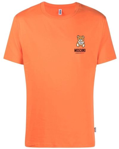 Moschino ロゴ Tシャツ - オレンジ