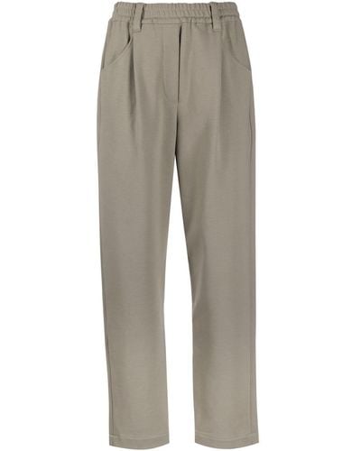 Brunello Cucinelli Straight-leg Pants - Gray