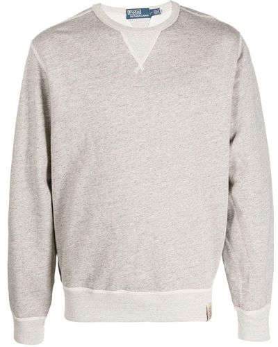 Polo Ralph Lauren Sweater Met Logopatch - Wit