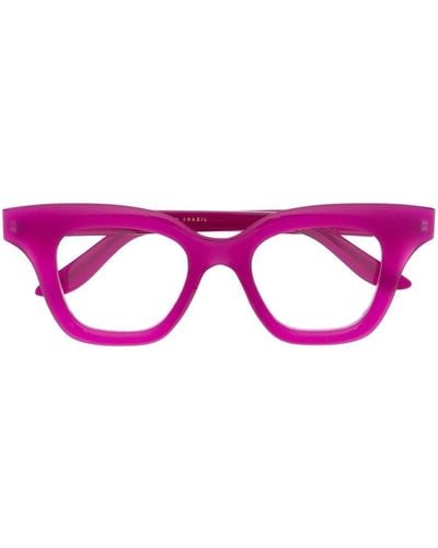 LAPIMA Lisapetit Ultraviolet キャットアイ眼鏡フレーム - ピンク