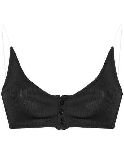 Y. Project Cropped Top - Zwart