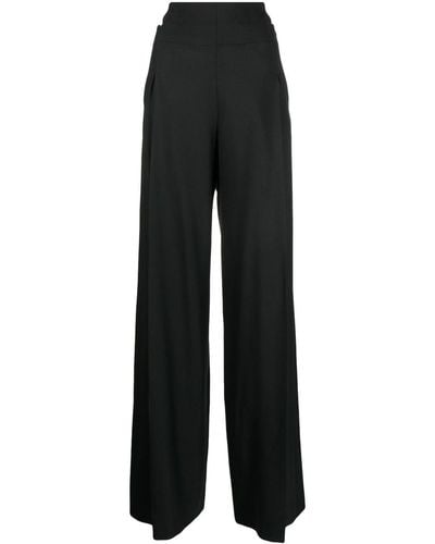 Off-White c/o Virgil Abloh High Waisted Trousers - Black