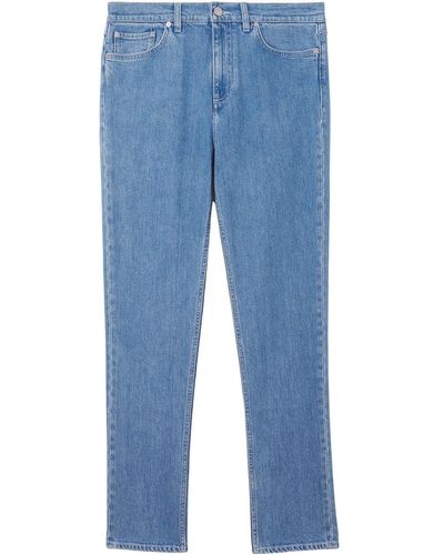 Burberry Slim-fit Washed Jeans - Blue