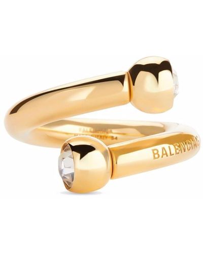 Balenciaga Force Ball Ring - Metallic