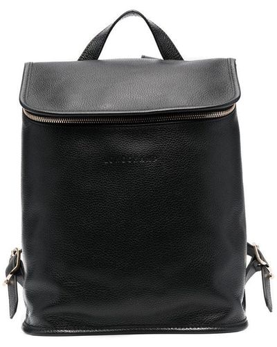 Longchamp Le Foulonne Backpack - Black