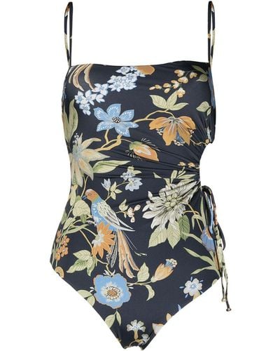 Sir. The Label Enid Floral Swimsuit - Blue