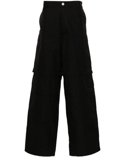 VTMNTS Loose-cut Cargo Trousers - Black