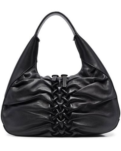 Officine Creative Hornback Leather Tote Bag - Black