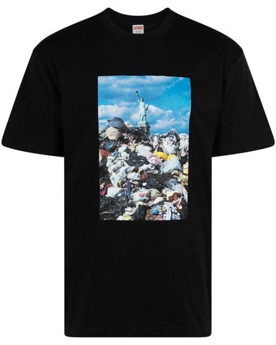 Supreme T-shirt Trash à imprimé photographique - Noir