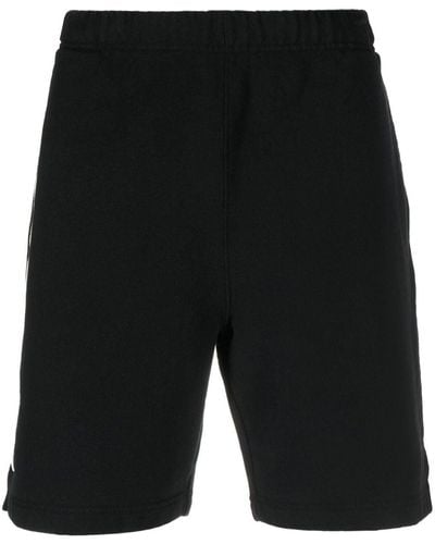 Heron Preston Pantalones cortos de chándal con logo - Negro
