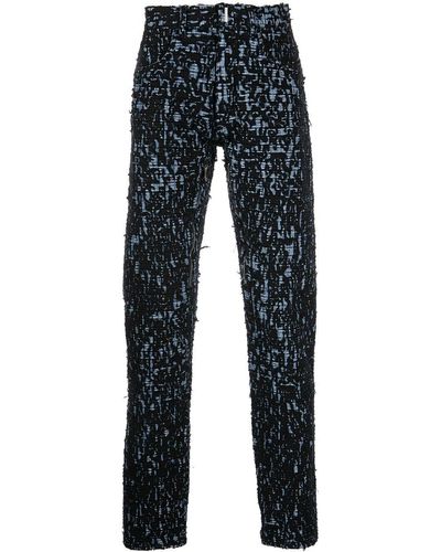 Givenchy Jeans mit abstraktem Print - Blau