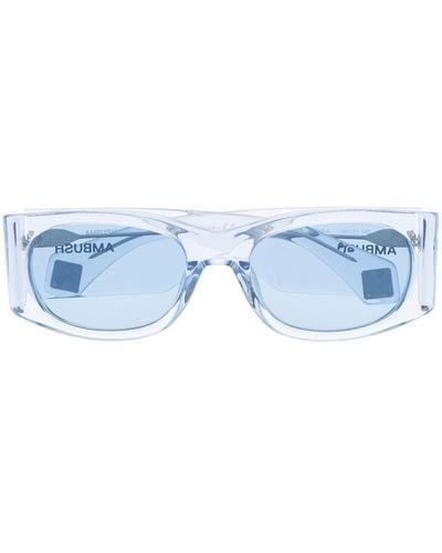 Ambush Gaea Transparent-frame Sunglasses - Blue