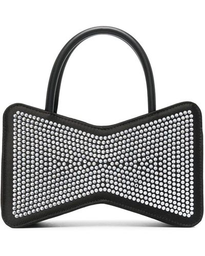 Mach & Mach Bolso mini con detalle de cristales - Negro