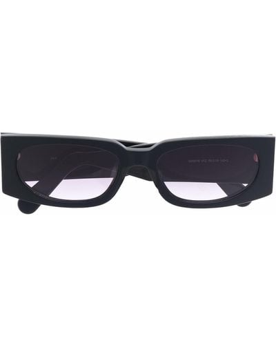 Gcds Rectangular Frame Sunglasses - Blue