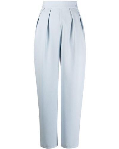 Concepto High-waisted Tapered Trousers - Blue