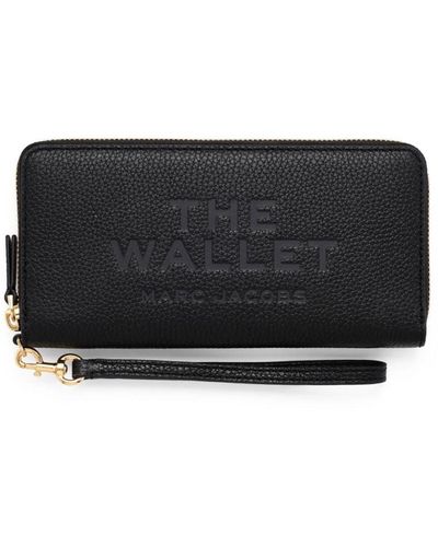 Marc Jacobs Continental Leather Wallet - Black