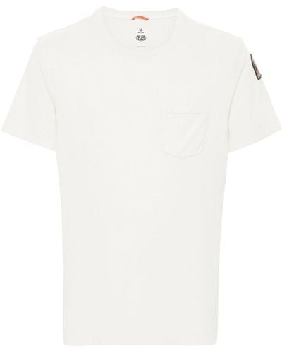 Parajumpers Logo-patch Cotton T-shirt - White