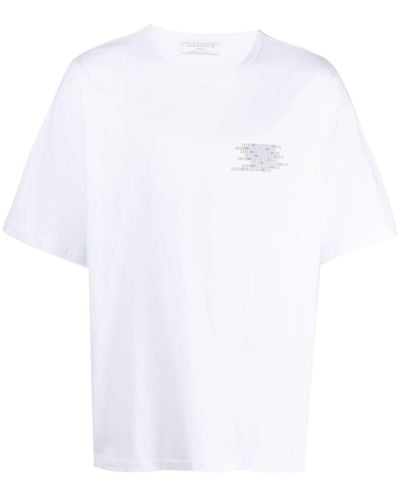 Societe Anonyme Camiseta con número estampado - Blanco