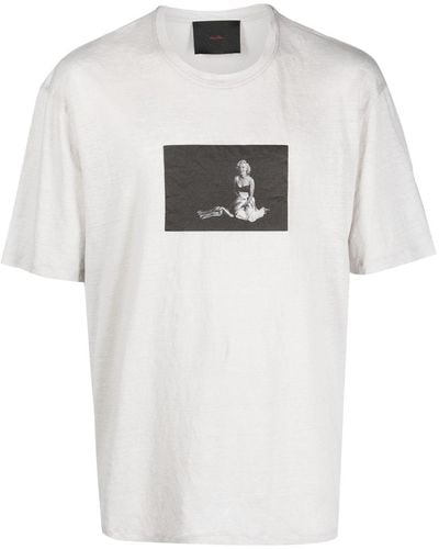 Limitato T-shirt con stampa fotografica - Bianco