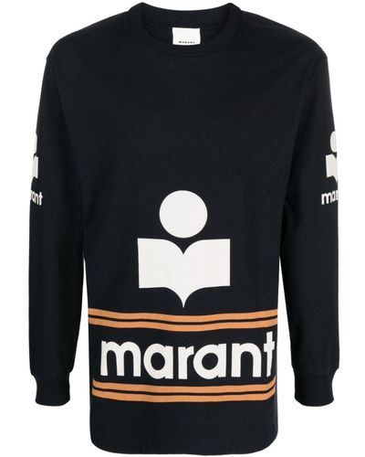 Isabel Marant ロゴ Tシャツ - ブルー