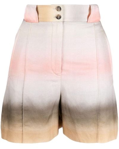 Paul Smith Shorts Met Tie-dye Print - Roze