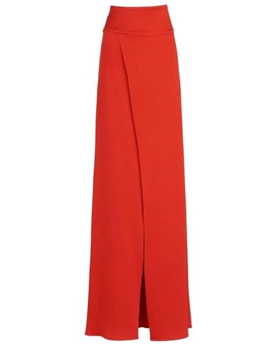 Silvia Tcherassi Pinar High-waist Maxi Skirt - Red