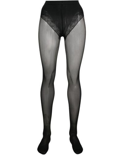 Wolford Tummy 20 Control Top Tights - Gray