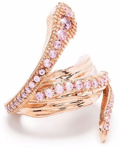 DSquared² Talisman Crystal-embellished Ring - Pink