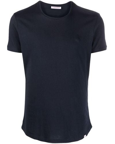 Orlebar Brown Plain Short-sleeved T-shirt - Blue