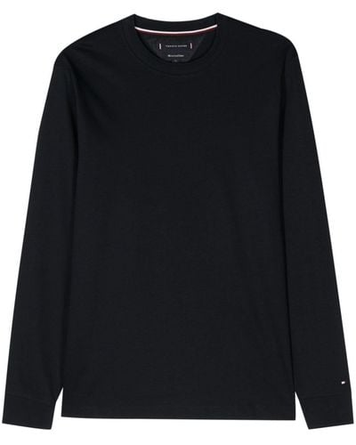 Tommy Hilfiger Essential Mercerised Tシャツ - ブラック