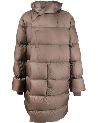 Rick Owens Feather-down Padded Coat - Brown