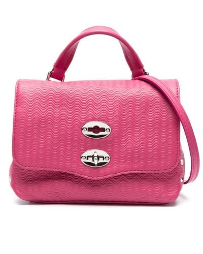 Zanellato Handtasche aus Kunstleder - Pink