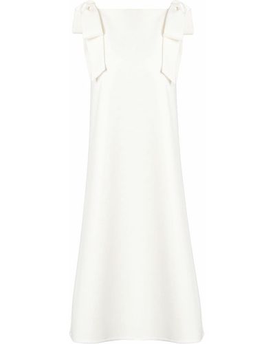 Carolina Herrera Tie-strap Shift Dress - White