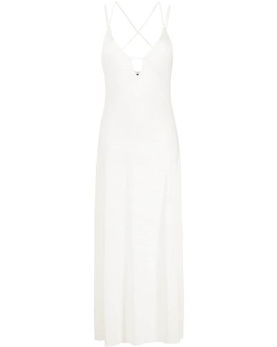 Rag & Bone Kleid mit gekreuzten Trägern - Weiß