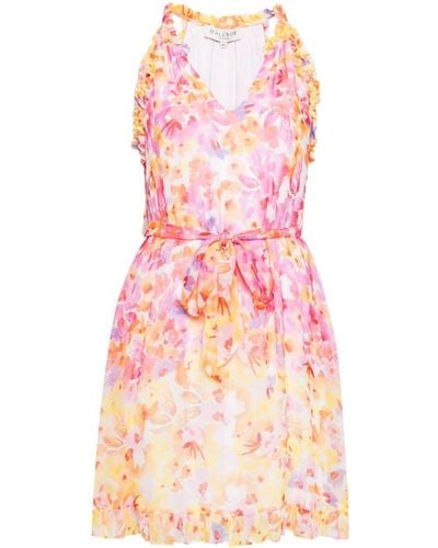 Hale Bob Daphne Mini-jurk Met Bloemenprint - Roze