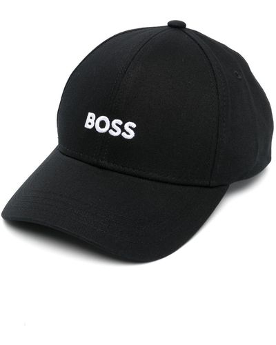 BOSS ロゴ キャップ - ブラック