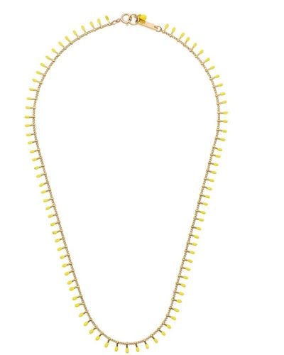 Isabel Marant Casablanca charm necklace - Mettallic