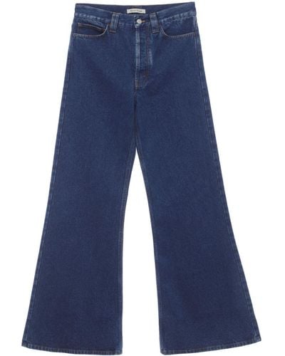 MERYLL ROGGE Jeans svasati a vita alta - Blu