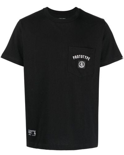 Izzue T-Shirt mit "Prototype"-Print - Schwarz