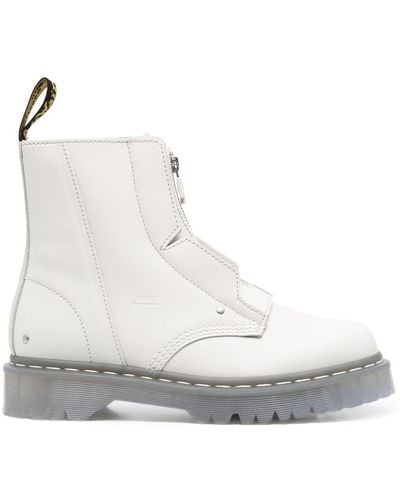 A_COLD_WALL* X Dr. Martens 1460 Bex Ankle Boots - White