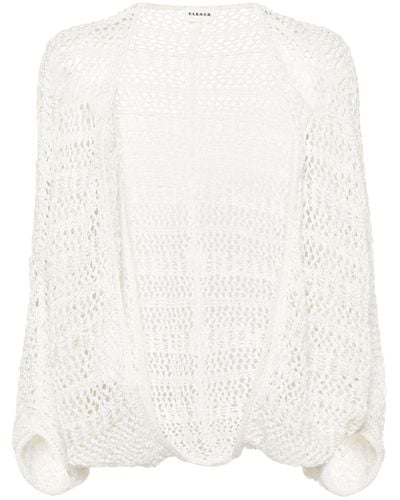P.A.R.O.S.H. Cruz Crochet-knit Cardigan - White