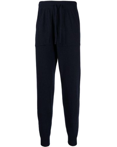 Pringle of Scotland Pantalon de jogging en maille fine - Bleu