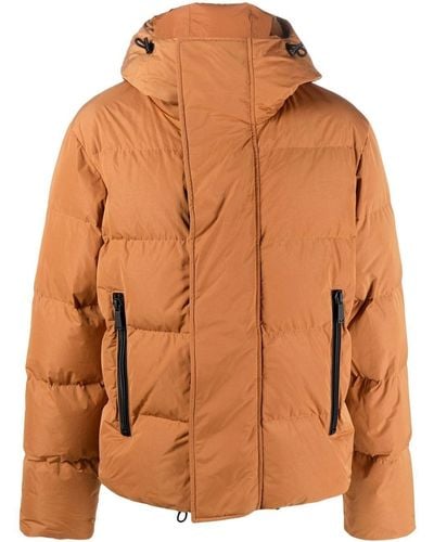 DSquared² Hooded Puffer Jacket - Brown