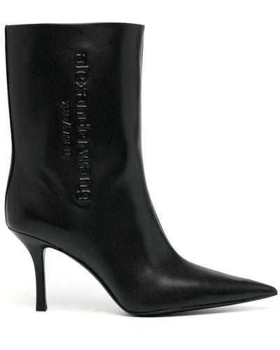Alexander Wang Delphine 85mm Ankle Boots - Black